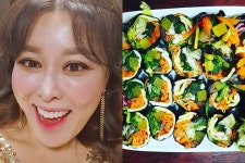 32kg 감량 홍지민 일주일에 하루는 굶어야 좋다해 금식중…밥 없는 김밥 식단