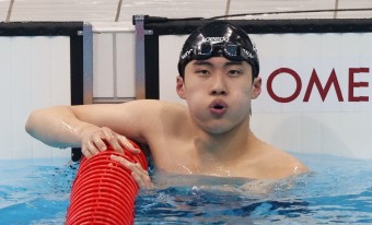 [도쿄올리픽] 25년 만에 출전한 남자수영 계영 800m, 황선우 뛰며 예선 2조 7위
