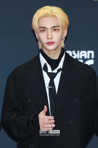 [포토S] 스트레이키즈 현진, '금발이 찰떡'