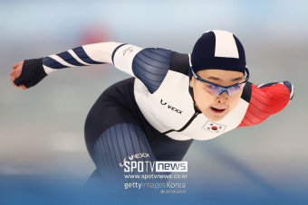 '아쉬운 실수' 김민선, 빙속 월드컵 파이널 500m 최하위