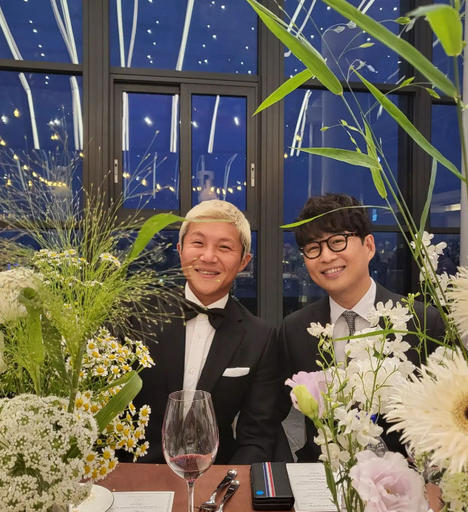 안재욱, 조세호 결혼식 참석 10년 인연 소중한 결실