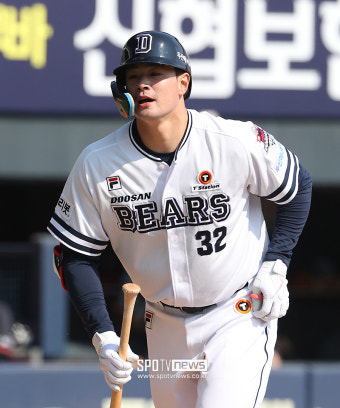 [SPO잠실] 김재환도 정수빈도 없다…2연패 두산 선발 라인업