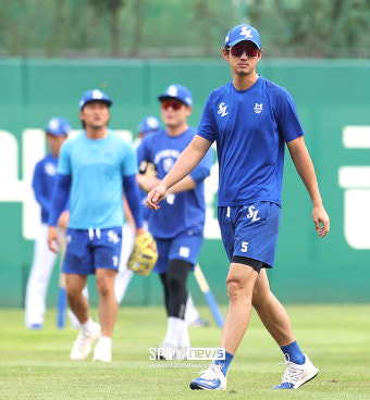 [포토S] 구자욱, '분위기 이어 가야죠'