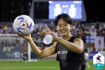 '대표팀 탈락→멀티골' 이승우, 김도균 감독 