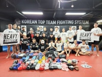 복싱용품 브랜드 헤비히터 코리아 코리안탑팀 후원