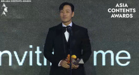 오징어게임 박해수, 남자 조연상 수상 능력보다 더 많은 운 따라, 발전하는 배우 되겠다(아시아콘텐츠어워즈)