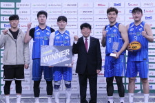 국내 3대3 농구 최강 하늘내린 인제, 윈터리그 홍천 우승