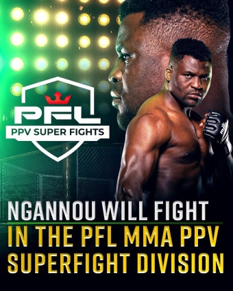 UFC 떠난 은가누, 북미 3위 단체와 계약…올해 복싱 경기 후 내년 MMA 복귀