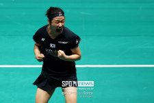 [BWF 코리아오픈] 안세영, '천적' 천위페이 꺾고 결승 진출…김소영-공희용 女 복식 결승행(종합)