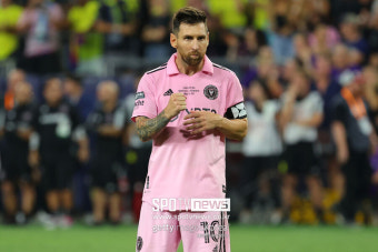 'GOAT' 메시가 만들어낸 기적...마이애미, MLS 동부지구 최하위 → 리그스컵 위너