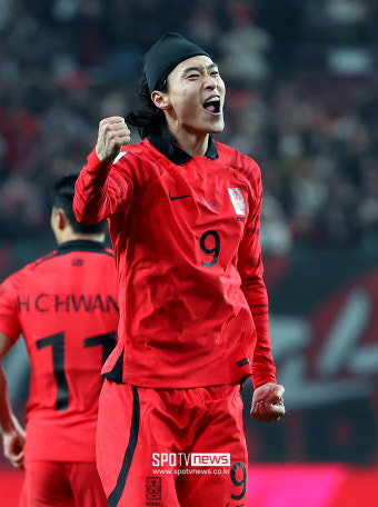 [포토S] 조규성, 짜릿한 선취골 포효!