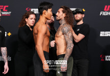 사냥 전 숨죽인 코리안 타이거…이정영 계체 페이스오프 신경전 없이 겸손 모드