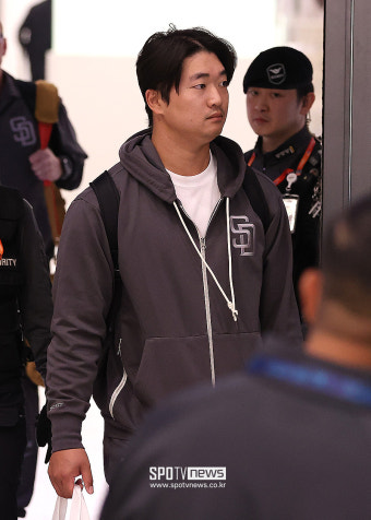 [포토S] 샌디에이고 고우석, '서울시리즈 갑니다'