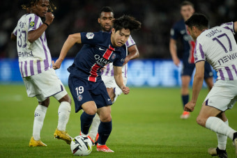 '음바페 고별전+이강인 62분 도움무산' PSG, 툴루즈에 1-3 충격패...'리그 우승'에도 씁쓸한 홈 최종전