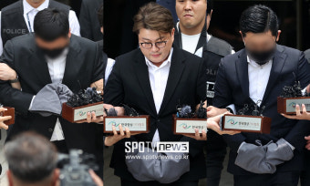 [포토S] 본부장 전모씨-김호중-이광득 대표, '영장실질심사 마치고 유치장으로'