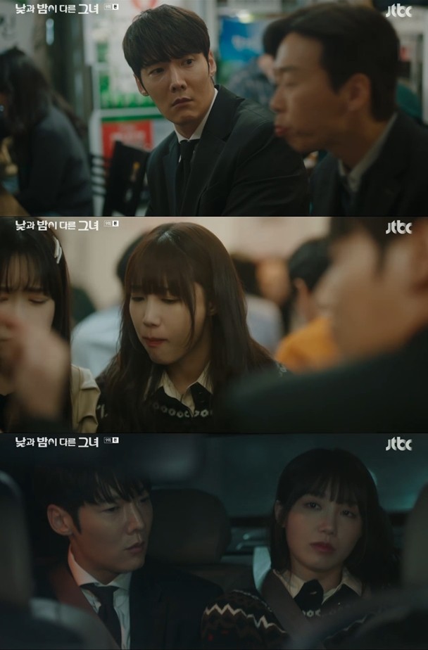 JTBC 주말 드라마 낮과 밤이 다른 그녀, 이미진-계지웅 로맨스 위기... 정석용 등장으로 전개 예상