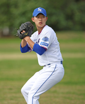 삼성 투수 김성경·내야수 이창용, KBO 최초 'MLB 드래프트 후반기 리그' 파견