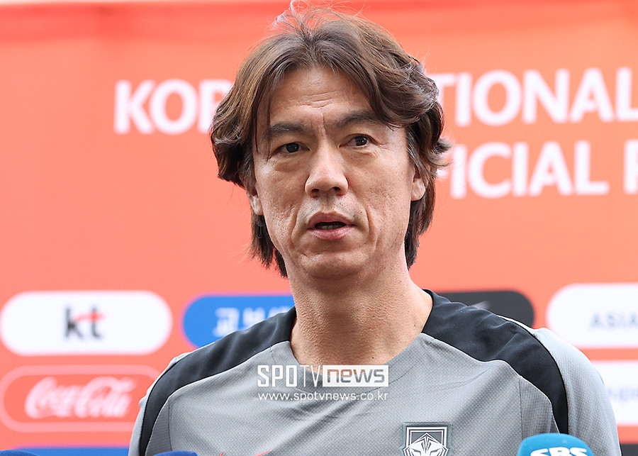 홍명보 감독, 이라크전 위해 손흥민 걱정..전진우 선발 가능성 열어둠