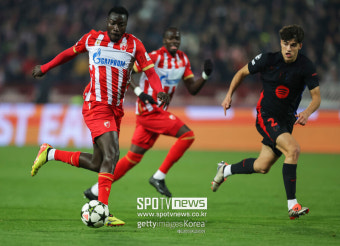 [UCL REVIEW] 설영우, 무려 바르샤 상대로 어시스트! 즈베즈다, 바르셀로나에 2-5 대패...레반도프스키 멀티골