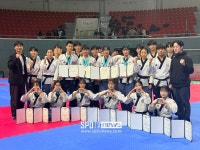 국가대표TS태권도 선수단, 전국태권도선수권대회 품새 종목서 우수한 성적 거둬