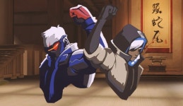 [오버워치] 둘이 하나 되는 스프레이 합성 놀이