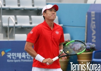 남지성, 그랜드슬램 첫 승 도전했지만 예선 1회전 패배