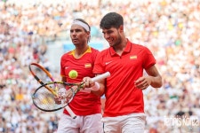 나달, 알카라스와 함께 복식 8강 진출...3번째 올림픽 금메달 도전 [파리올림픽]