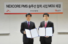 SK C&C-아이엔소프트, 넥스코어 PMS 사업 협력