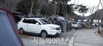 [르포] 겨울 오토캠핑은 추운 게 제맛... 쌍용차 오토빌리지의 매력