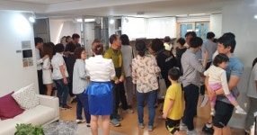 두산위브더제니스 하버시티 견본주택 주말간 5만여 명 내방