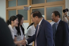 부산 삼정고 고교학점제 공간 조성 완료··· 하윤수 미래형 공간으로 적극 지원