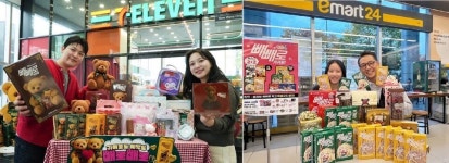 편의점4사, 빼빼로데이 맞아 IP 굿즈·체험형 상품으로 승부