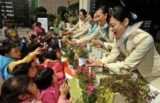 (사진) 대한항공, 야생화 재배 키트 드려요