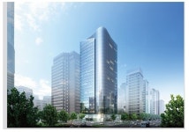 하나은행 본점 재건축, 임시 사옥 청진동 그랑서울 빌딩