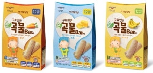 일동후디스, 아기밀냠냠 구워만든 순곡물바 출시