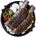 생방송 오늘저녁 대왕갈비 맛집, 만화 속 구석기갈비 현실로...슈퍼맨 삼둥이도 먹었다