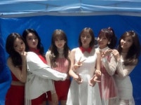 2015 SBS 가요대전 에이핑크, 무대 밖 인증샷 잘자요~ 굿밤