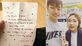 안테나뮤직 샘김, 이진아가 써준 사랑 가득 편지 공개 훈훈