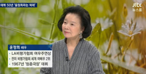 뉴스룸 윤정희, 데뷔후 7년간 300편 영화 찍어…잠을 자는 게 꿈이었다