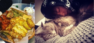 우리 갑순이 송재림 일 나가기 전 고양이와…오랜만에 단골 전집에 들른 김소은 근황 눈길