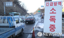 [뉴스핌 포토] 구제역 방역중...