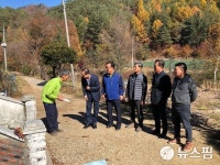 [사진]평창 진부면번영회,  화재피해가구에 위로금 전달