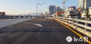 창원시, 마산자유무역지역 자유2교 구조개선 공사 완료