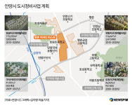 [그래픽] 안양시 도시정비사업계획 지도