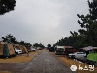 [사진]망상오토캠핑장 설 연휴에도 북적