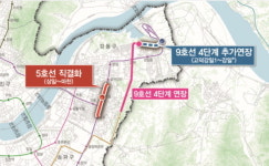 [서울 도시철도망] 서울 9호선, 고덕강일~강일역 추가연장 추진