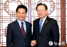 전동평 영암군수, 김부겸 행안부장관 만나 국비 지원 요청