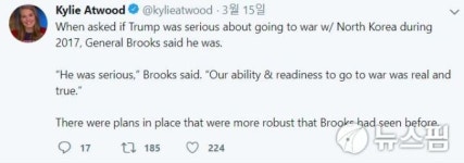 美 정찰기 속속 한반도 투입…조기경보통제기 E-3, 北 감시 강화