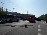 평택서 버스-화물자 충돌… 42명 경상