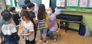 의령군보건소, 의령초 불소바니쉬도포사업 추진 